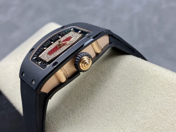 RICHARD MILLERM RM07-01 Black Ceramic BBA Factory Best Edition Black Rubber Strap - Best Replica Watches Store For Sale!