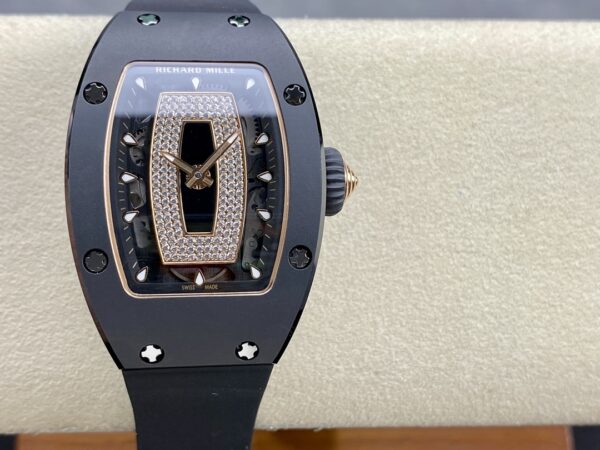 RICHARD MILLERM RM07-01 Black Ceramic BBA Factory Best Edition Black Rubber Strap - Best Replica Watches Store For Sale!