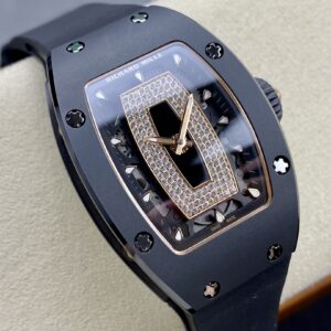 RICHARD MILLERM RM07-01 Black Ceramic BBA Factory Best Edition Black Rubber Strap - Best Replica Watches Store For Sale!