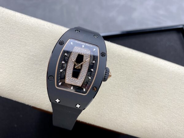 RICHARD MILLERM RM07-01 Black Ceramic BBA Factory Best Edition Black Rubber Strap - Best Replica Watches Store For Sale!