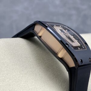 RICHARD MILLERM RM07-01 Black Ceramic BBA Factory Best Edition Black Rubber Strap - Best Replica Watches Store For Sale!
