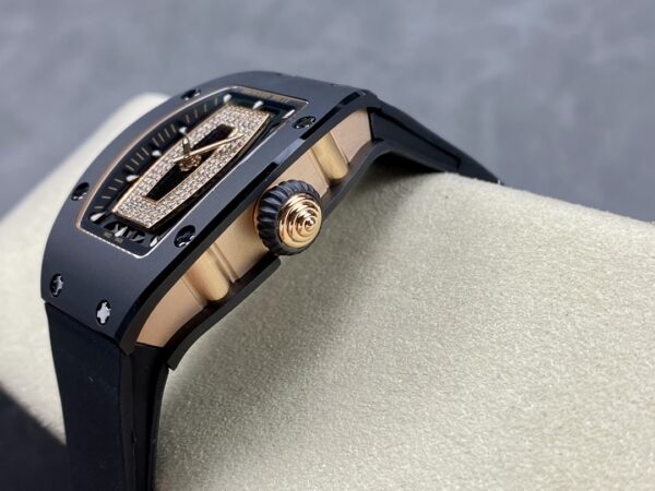 RICHARD MILLERM RM07-01 Black Ceramic BBA Factory Best Edition Black Rubber Strap - Best Replica Watches Store For Sale!