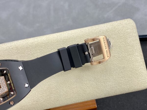 RICHARD MILLERM RM07-01 Black Ceramic BBA Factory Best Edition Black Rubber Strap - Best Replica Watches Store For Sale!
