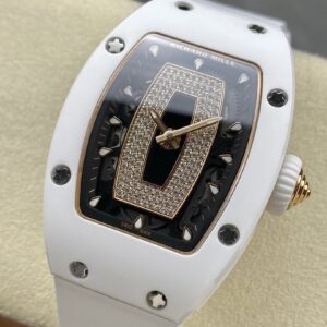 RICHARD MILLERM RM07-01 Ceramic BBA Factory Best Edition White Rubber Strap - Best Replica Watches Store For Sale!