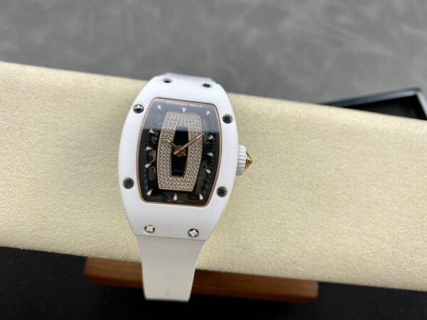 RICHARD MILLERM RM07-01 Ceramic BBA Factory Best Edition White Rubber Strap - Best Replica Watches Store For Sale!