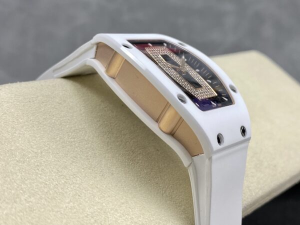 RICHARD MILLERM RM07-01 Ceramic BBA Factory Best Edition White Rubber Strap - Best Replica Watches Store For Sale!