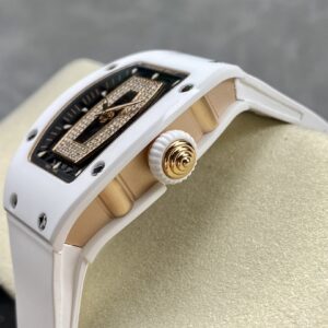 RICHARD MILLERM RM07-01 Ceramic BBA Factory Best Edition White Rubber Strap - Best Replica Watches Store For Sale!