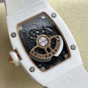 RICHARD MILLERM RM07-01 Ceramic BBA Factory Best Edition White Rubber Strap - Best Replica Watches Store For Sale!