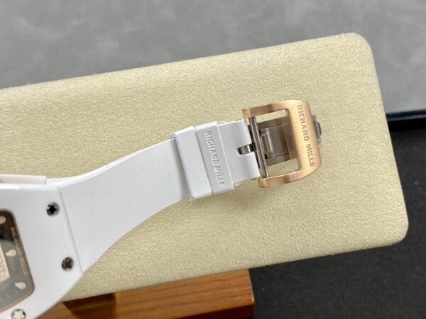RICHARD MILLERM RM07-01 Ceramic BBA Factory Best Edition White Rubber Strap - Best Replica Watches Store For Sale!