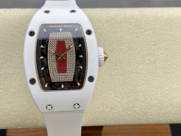 RICHARD MILLERM RM07-01 Ceramic BBA Factory Best Edition White Rubber Strap - Best Replica Watches Store For Sale!
