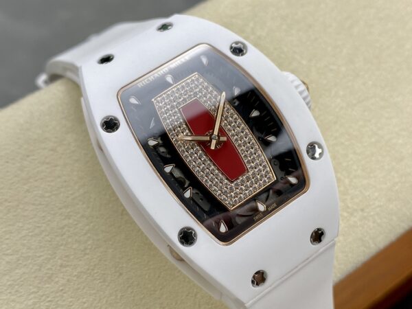 RICHARD MILLERM RM07-01 Ceramic BBA Factory Best Edition White Rubber Strap - Best Replica Watches Store For Sale!