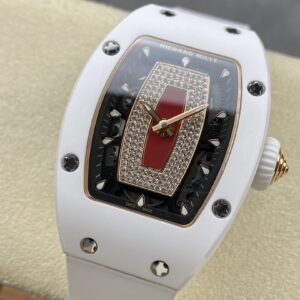 RICHARD MILLERM RM07-01 Ceramic BBA Factory Best Edition White Rubber Strap - Best Replica Watches Store For Sale!