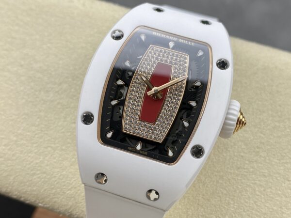 RICHARD MILLERM RM07-01 Ceramic BBA Factory Best Edition White Rubber Strap - Best Replica Watches Store For Sale!