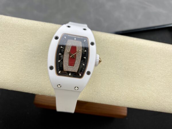 RICHARD MILLERM RM07-01 Ceramic BBA Factory Best Edition White Rubber Strap - Best Replica Watches Store For Sale!