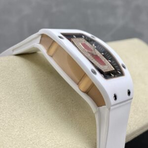 RICHARD MILLERM RM07-01 Ceramic BBA Factory Best Edition White Rubber Strap - Best Replica Watches Store For Sale!