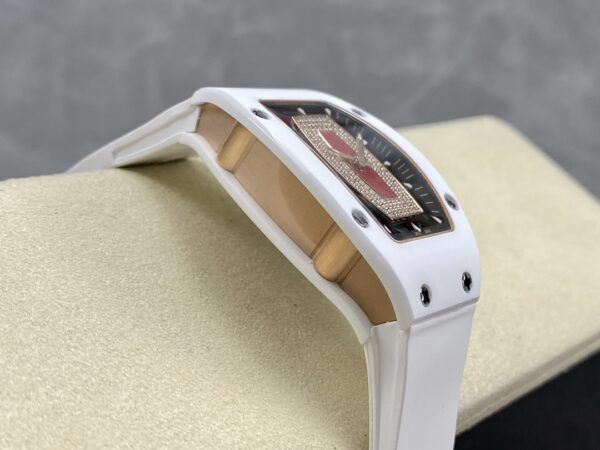 RICHARD MILLERM RM07-01 Ceramic BBA Factory Best Edition White Rubber Strap - Best Replica Watches Store For Sale!