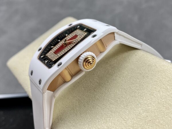RICHARD MILLERM RM07-01 Ceramic BBA Factory Best Edition White Rubber Strap - Best Replica Watches Store For Sale!