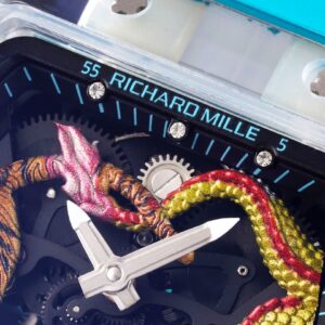 RICHARD MILLERM RM51 Transparent Tourbillon RM Factory Best Edition Tiger/Dragon Dial - Best Replica Watches Store For Sale!
