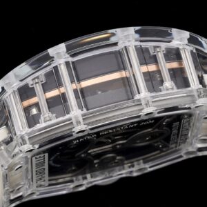 RICHARD MILLERM RM51 Transparent Tourbillon RM Factory Best Edition RG Tiger/Dragon Dial - Best Replica Watches Store For Sale!