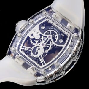 RICHARD MILLERM RM51 Transparent Tourbillon RM Factory Best Edition RG Tiger/Dragon Dial - Best Replica Watches Store For Sale!