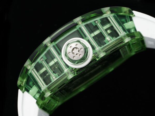 RICHARD MILLERM RM57 Green Transparent RM Factory Best Edition Silver Dragon Eagle Dial - Best Replica Watches Store For Sale!
