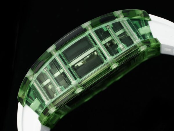 RICHARD MILLERM RM57 Green Transparent RM Factory Best Edition Silver Dragon Eagle Dial - Best Replica Watches Store For Sale!