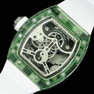 RICHARD MILLERM RM57 Green Transparent RM Factory Best Edition Silver Dragon Eagle Dial - Best Replica Watches Store For Sale!