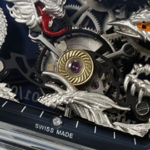 RICHARD MILLERM RM57 Tourbillon RM Factory Best Edition Silver Dragon Eagle Dial - Best Replica Watches Store For Sale!