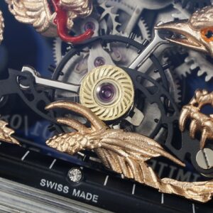 RICHARD MILLERM RM57 Tourbillon RM Factory Best Edition Gold Dragon Eagle Dial - Best Replica Watches Store For Sale!