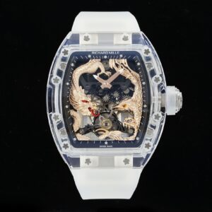 RICHARD MILLERM RM57 Tourbillon RM Factory Best Edition Gold Dragon Eagle Dial - Best Replica Watches Store For Sale!