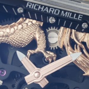 RICHARD MILLERM RM57 Tourbillon RM Factory Best Edition Gold Dragon Eagle Dial - Best Replica Watches Store For Sale!