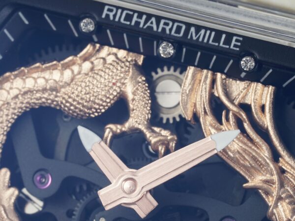 RICHARD MILLERM RM57 Tourbillon RM Factory Best Edition Gold Dragon Eagle Dial - Best Replica Watches Store For Sale!