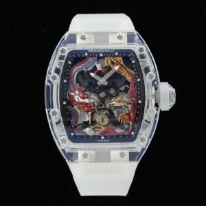 RICHARD MILLERM RM57 Tourbillon RM Factory Best Edition Red Dragon Eagle Dial - Best Replica Watches Store For Sale!