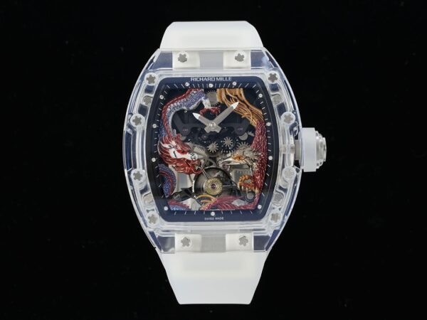 RICHARD MILLERM RM57 Tourbillon RM Factory Best Edition Red Dragon Eagle Dial - Best Replica Watches Store For Sale!