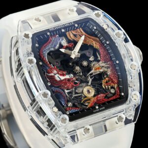 RICHARD MILLERM RM57 Tourbillon RM Factory Best Edition Red Dragon Eagle Dial - Best Replica Watches Store For Sale!