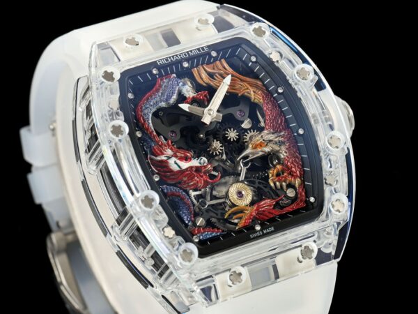 RICHARD MILLERM RM57 Tourbillon RM Factory Best Edition Red Dragon Eagle Dial - Best Replica Watches Store For Sale!