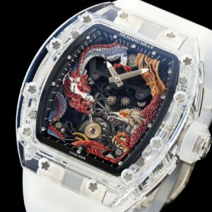 RICHARD MILLERM RM57 Tourbillon RM Factory Best Edition Red Dragon Eagle Dial - Best Replica Watches Store For Sale!
