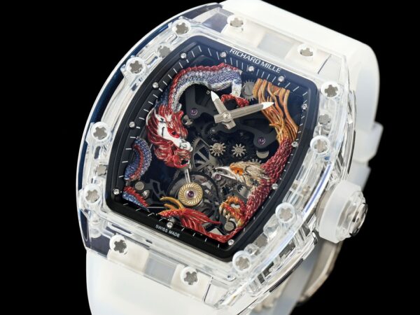 RICHARD MILLERM RM57 Tourbillon RM Factory Best Edition Red Dragon Eagle Dial - Best Replica Watches Store For Sale!
