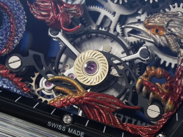 RICHARD MILLERM RM57 Tourbillon RM Factory Best Edition Red Dragon Eagle Dial - Best Replica Watches Store For Sale!