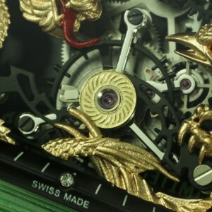 RICHARD MILLERM RM57 Green Transparent RM Factory Best Edition Gold Dragon Eagle Dial - Best Replica Watches Store For Sale!