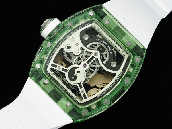 RICHARD MILLERM RM57 Green Transparent RM Factory Best Edition Gold Dragon Eagle Dial - Best Replica Watches Store For Sale!