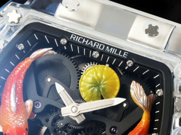 RICHARD MILLERM RMS10 Tourbillon Transparent RM Factory Best Edition Koi Fish Dial - Best Replica Watches Store For Sale!