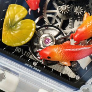 RICHARD MILLERM RMS10 Tourbillon Transparent RM Factory Best Edition Koi Fish Dial - Best Replica Watches Store For Sale!