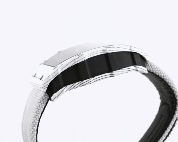 RICHARD MILLE RM35-01 White Carbon BBR Factory Best Edition White Nylon Strap - Best Replica Watches Store For Sale!