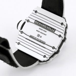 RICHARD MILLE RM35-01 White Carbon BBR Factory Best Edition White Nylon Strap - Best Replica Watches Store For Sale!