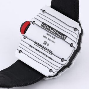 RICHARD MILLE RM35-01 White Carbon BBR Factory Best Edition Black Nylon Strap - Best Replica Watches Store For Sale!