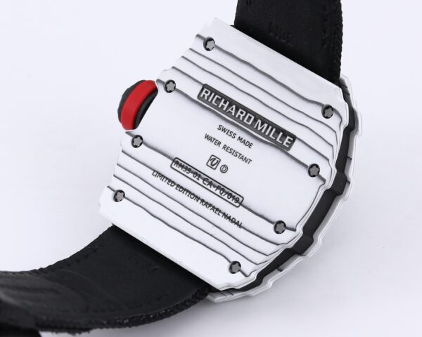 RICHARD MILLE RM35-01 White Carbon BBR Factory Best Edition Black Nylon Strap - Best Replica Watches Store For Sale!