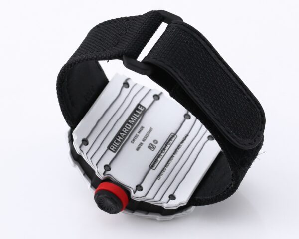 RICHARD MILLE RM35-01 White Carbon BBR Factory Best Edition Black Nylon Strap - Best Replica Watches Store For Sale!