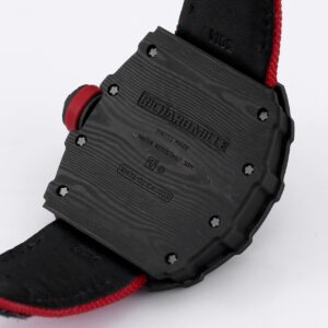 RICHARD MILLE RM35-01 Black Carbon BBR Factory Best Edition Red Nylon Strap - Best Replica Watches Store For Sale!