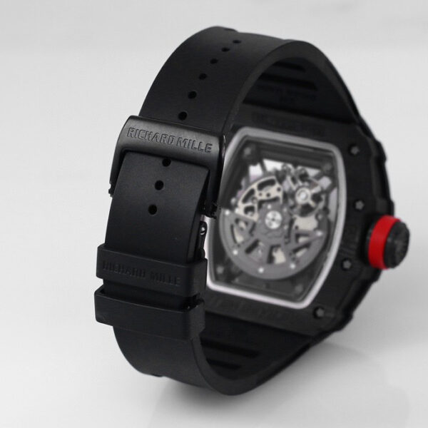 RICHARD MILLE RM35-02 Black Carbon BBR Factory Best Edition Black Rubber Strap - Best Replica Watches Store For Sale!